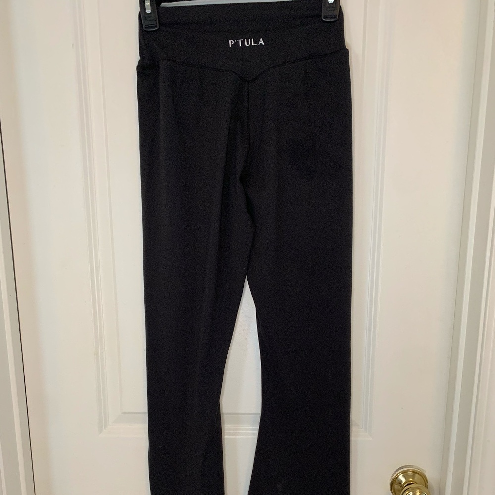 P'tula Flare Leggings 34" length. Black